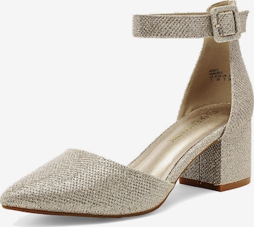 Dream Pairs Pumps 'DREAM PAIRS Hochzeitsschuhe Damen Spangenpumps' in Gold: front