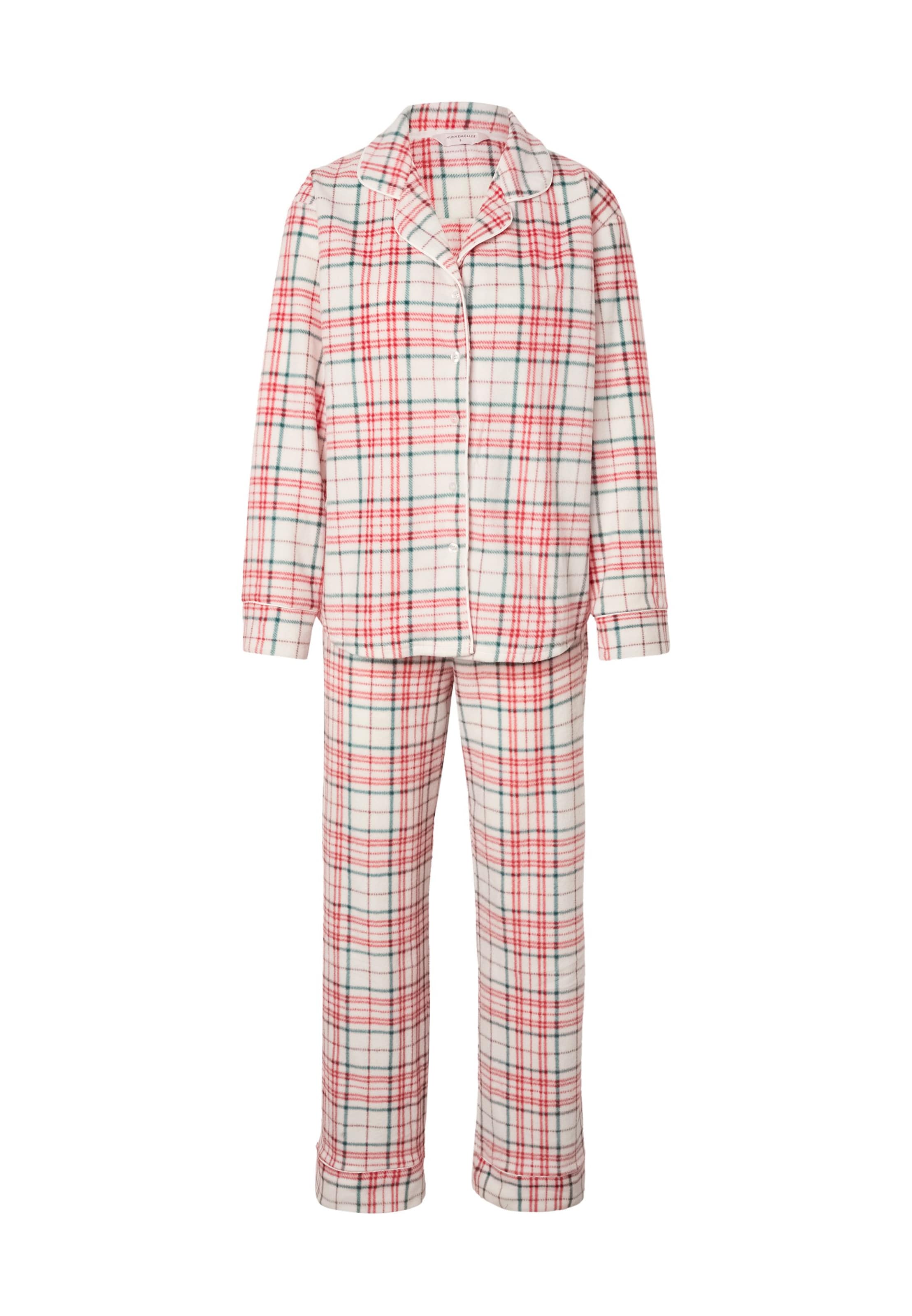 Hunkemöller Pyjama in Wit: voorkant