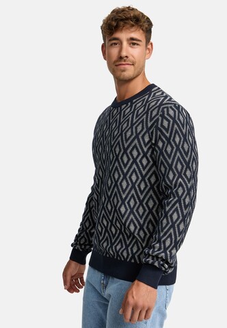 INDICODE JEANS Sweater 'Scott' in Blue