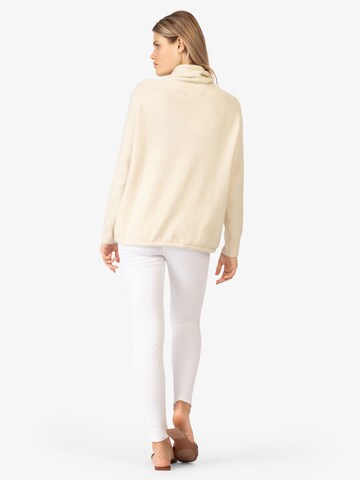 Rainbow Cashmere Sweater in Beige