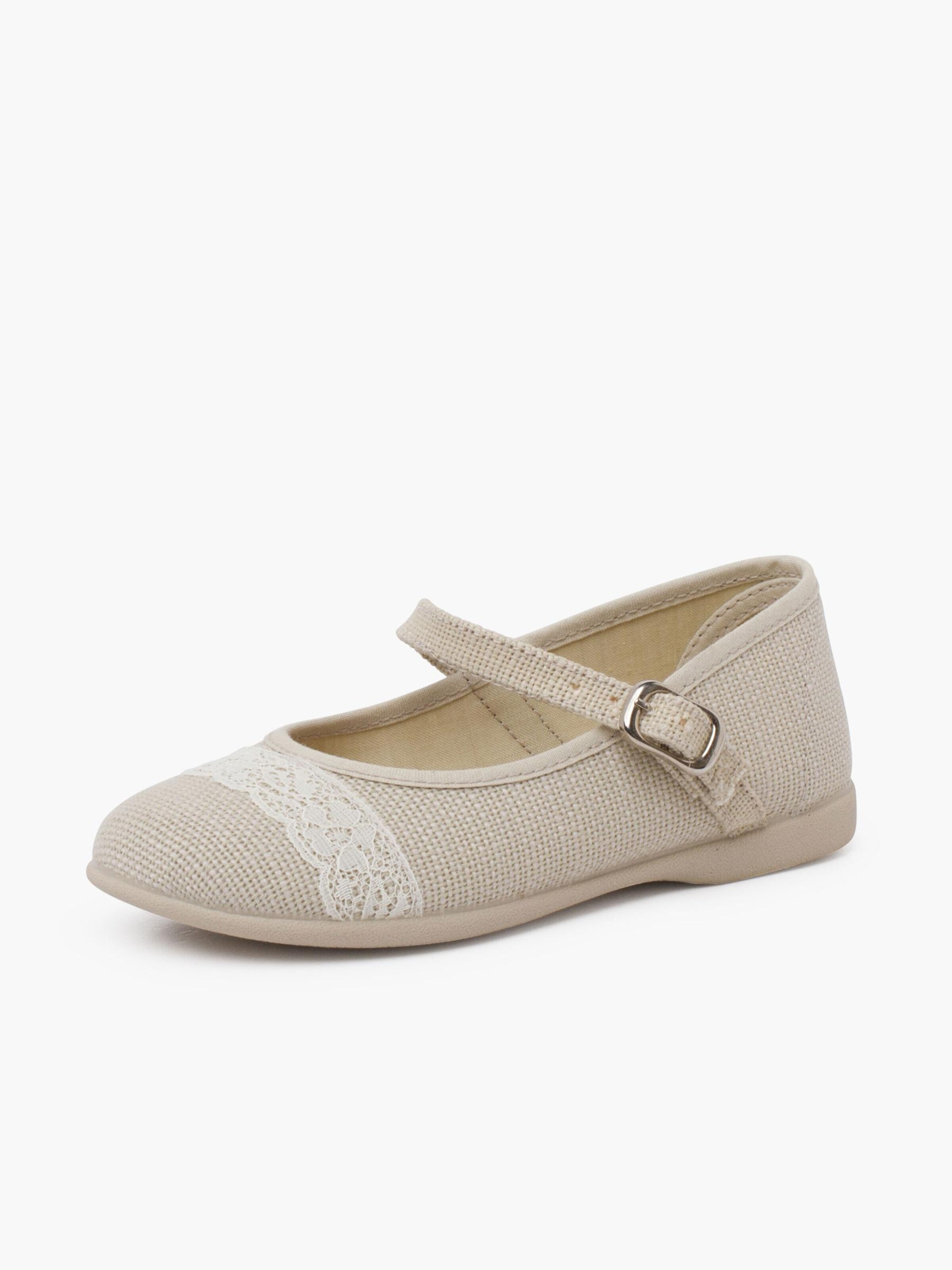 Ballerines Pisamonas en beige : devant