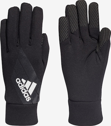 ADIDAS SPORTSWEAR Athletic Gloves in Black: front