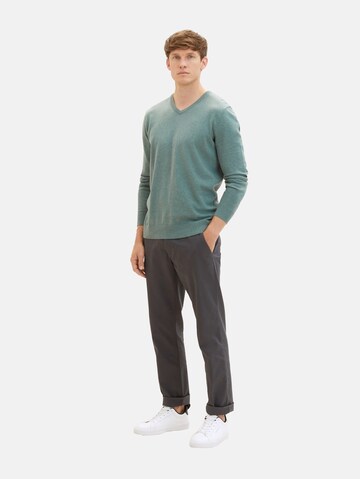 TOM TAILOR Regular Fit Pullover in Grün