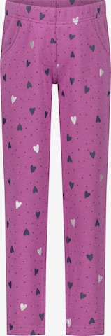 SALT AND PEPPER Slim fit Leggings in Purple: front