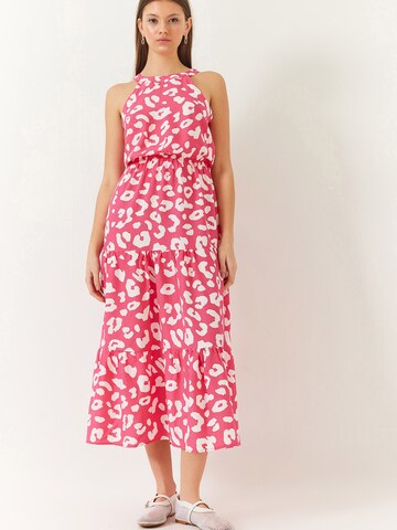 Robe d’été Bianco Lucci en rose : devant