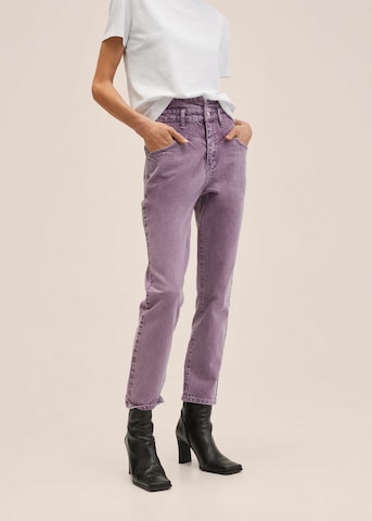 MANGO Regular Jeans 'Julia' in Purple: front