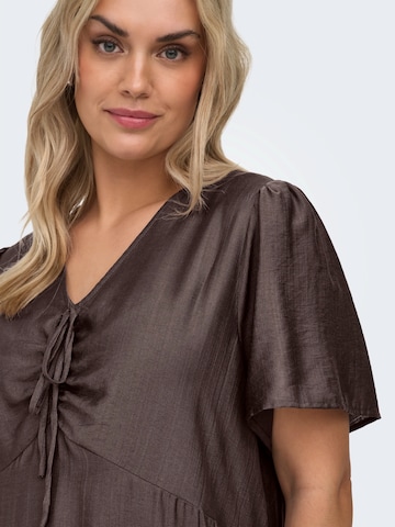 ONLY Carmakoma Платье 'CARCECILIA' в Коричневый