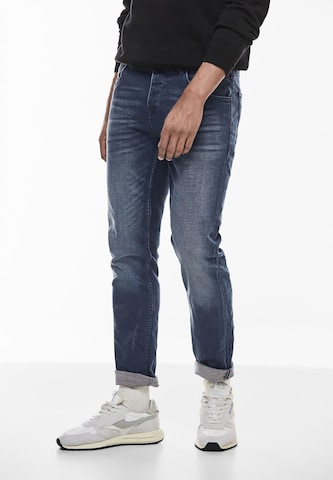 Street One MEN Slim fit Jeans in Blue: front