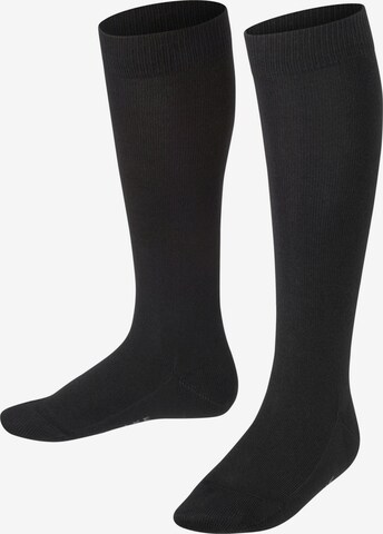 FALKE Socken 'Family' in Schwarz: Vorderseite