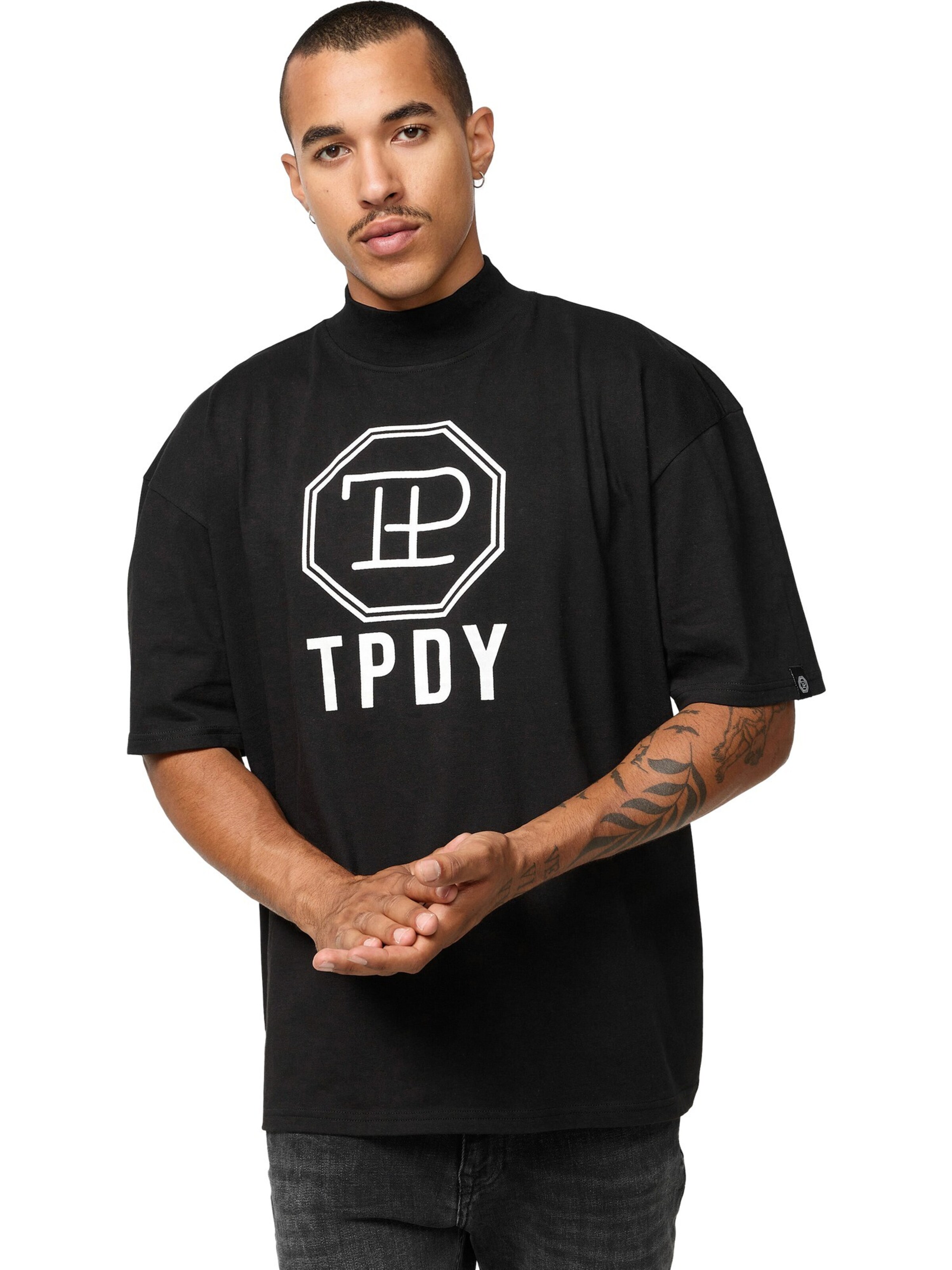 trueprodigy - Camisa 'Mikka' em preto: frente