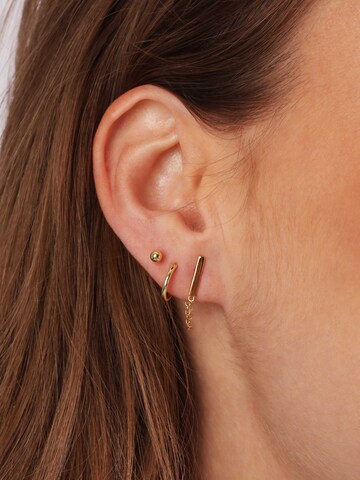 Lucardi Earrings in Gold