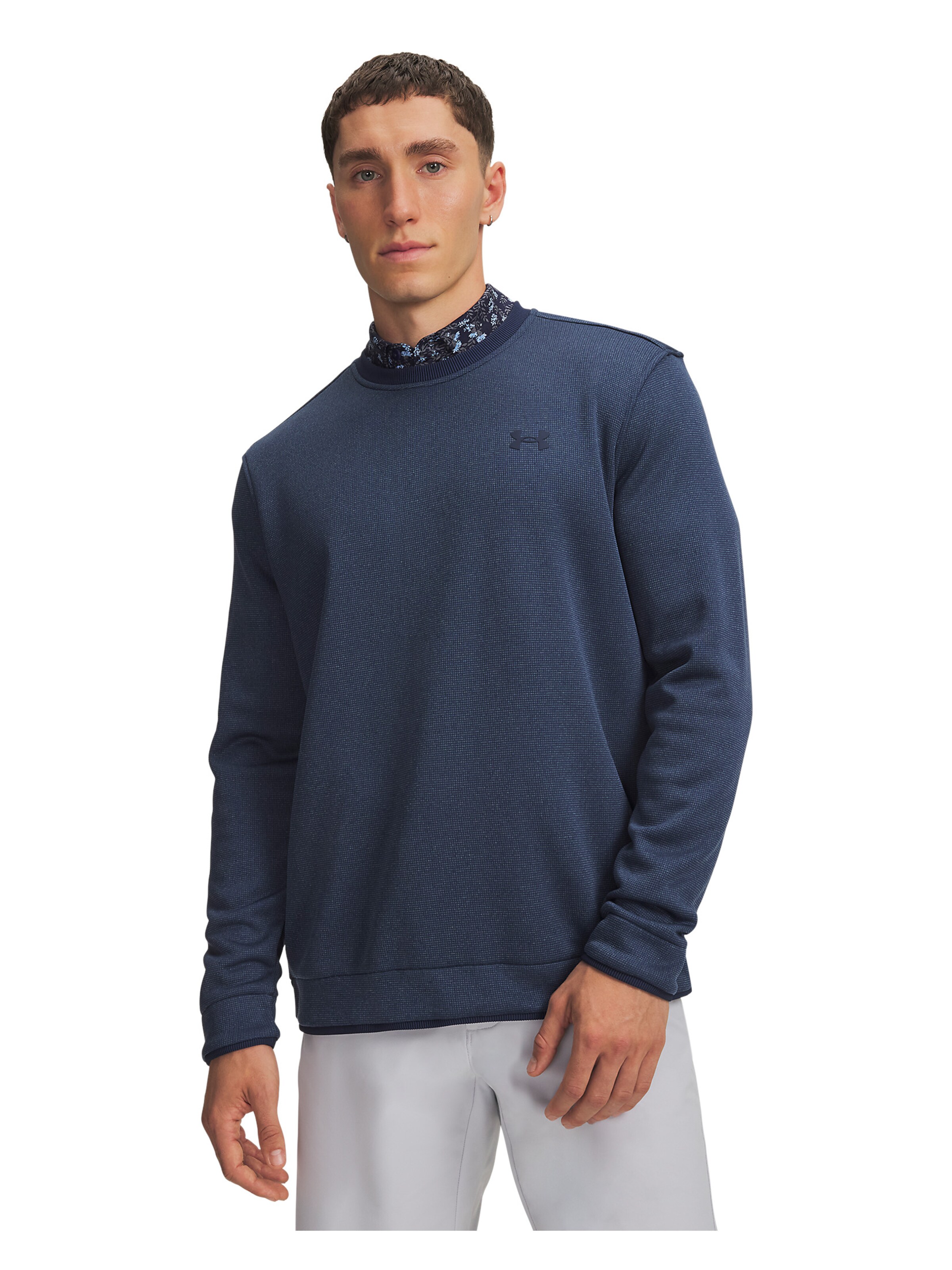 UNDER ARMOUR Sports sweatshirt in Blue: front