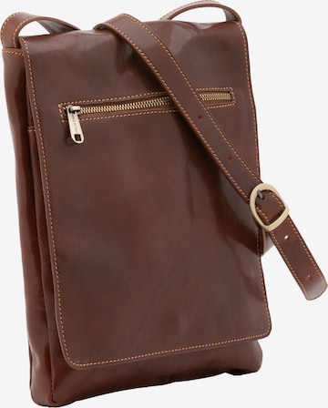 Borsa a tracolla di Viola Castellani in marrone: frontale