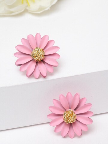 AVANT-GARDE PARIS Oorbellen 'Vesnata' in Roze: voorkant