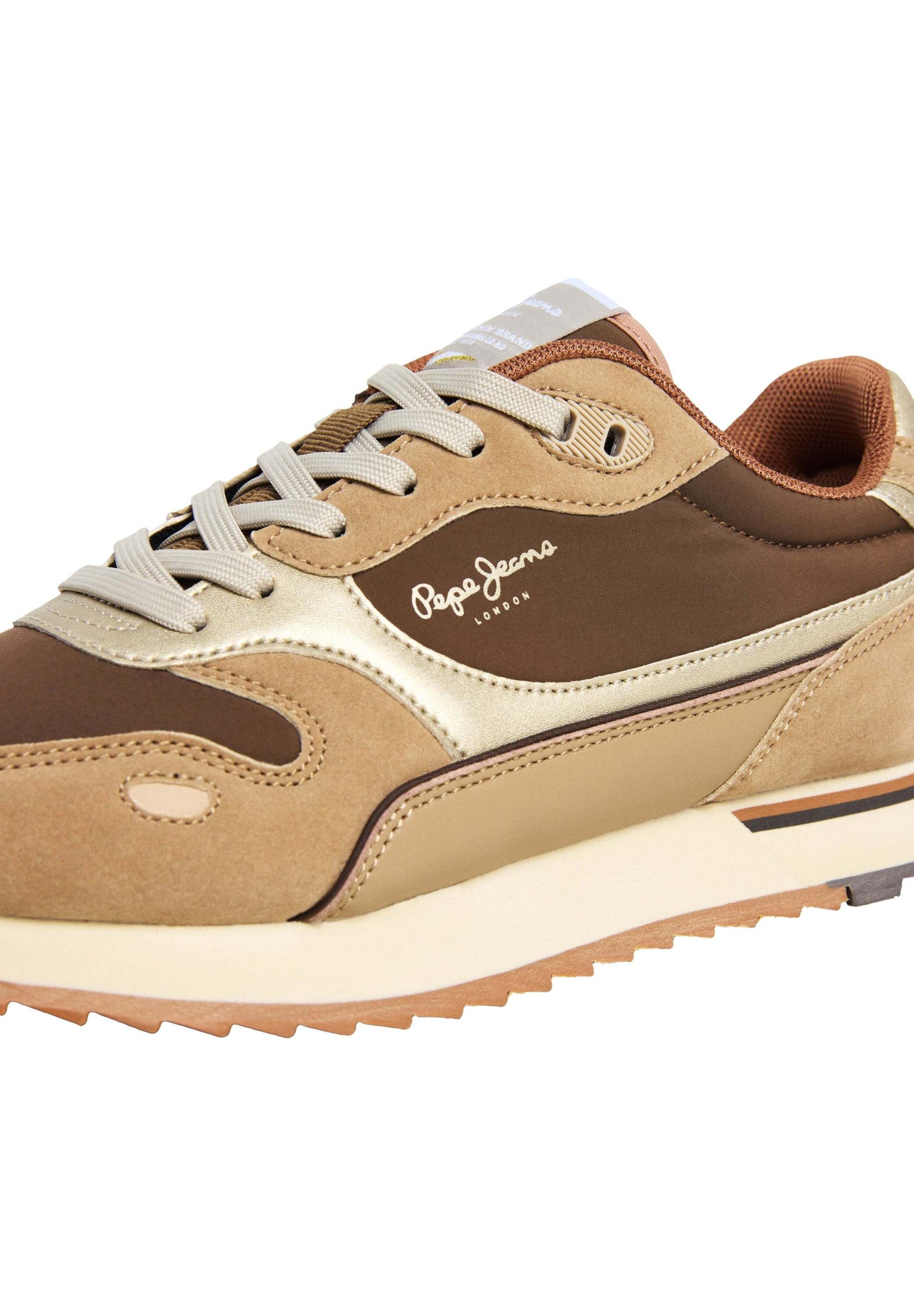 Baskets basses 'Bexley Essence' Pepe Jeans en marron