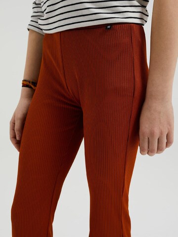 WE Fashion Flared Leggings in Orange