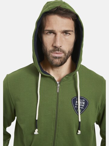 Jan Vanderstorm Zip-Up Hoodie ' Ingwin ' in Green