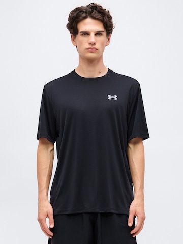 UNDER ARMOUR Funktsionaalne särk 'Tech Utility', värv must: eest vaates
