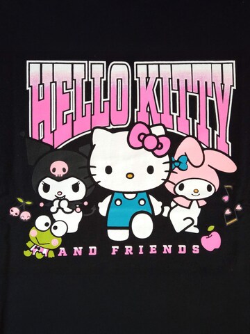 HELLO KITTY Shirt 'Friends'‌‌ in Schwarz