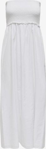 ONLY - Vestido de verano en blanco: frente
