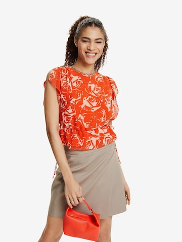 ESPRIT Blouse in Oranje: voorkant