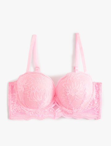 Koton Push-up Bra in Pink: front