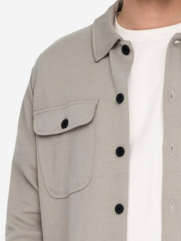 Only & Sons Regular fit Button Up Shirt 'Newkodyl' in Grey