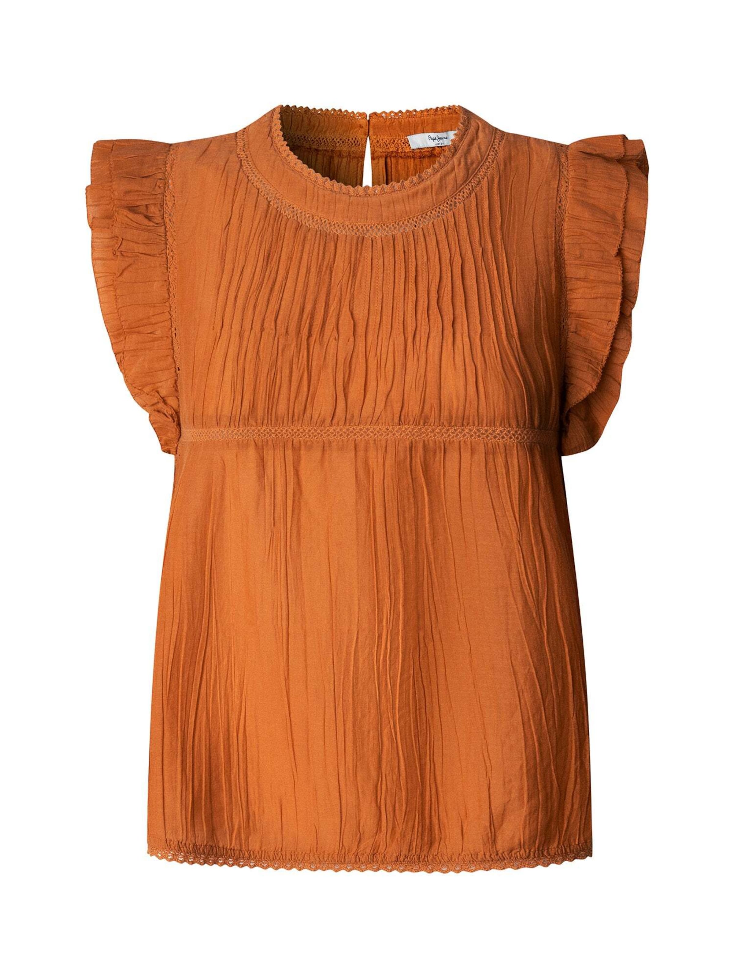 Camicia da donna 'DAKOTA' di Pepe Jeans in arancione: frontale