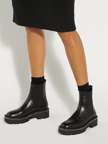 Boots chelsea 'PANICS' di Dune LONDON in nero