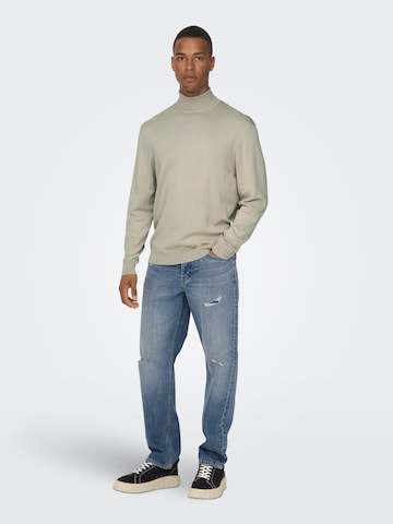 Only & Sons Sweter w kolorze szary