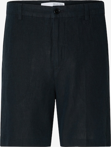 Pantalon chino 'Mads' SELECTED HOMME en bleu : devant