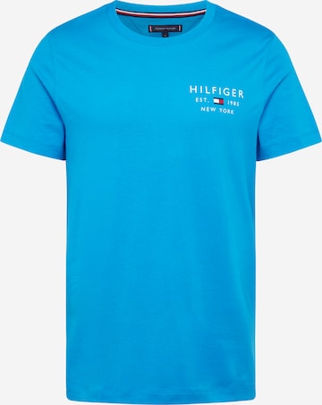 T-Shirt 'BRAND LOVE' TOMMY HILFIGER en bleu : devant