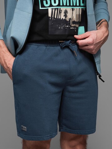 Ombre Trousers in Blue