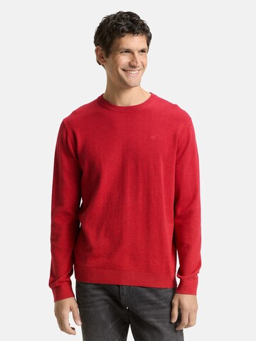 TOM TAILOR - Jersey en rojo: frente