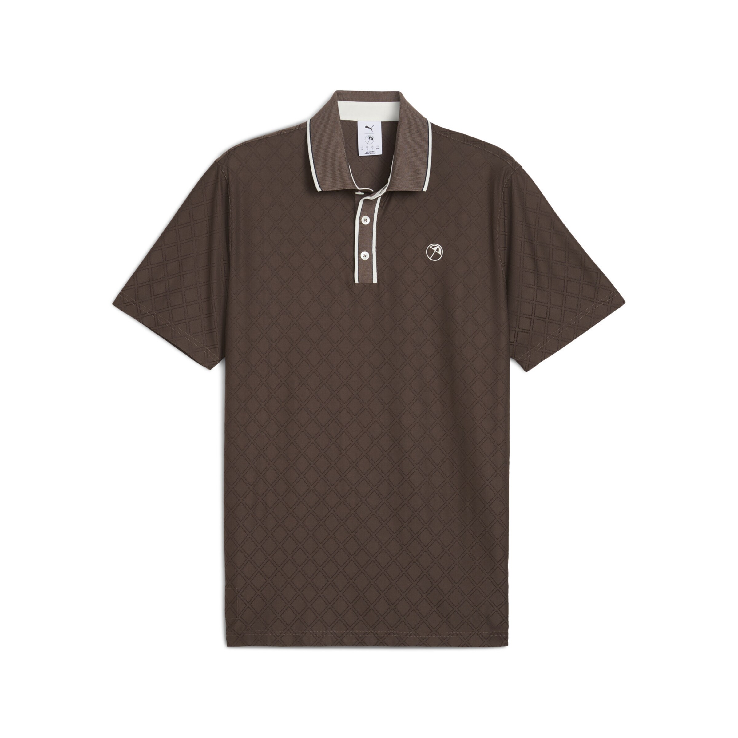 PUMA Performance shirt 'Puma x Arnold Palmer' in Brown: front