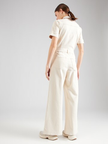 Tuta jumpsuit 'TWITTER' di Dawn in bianco