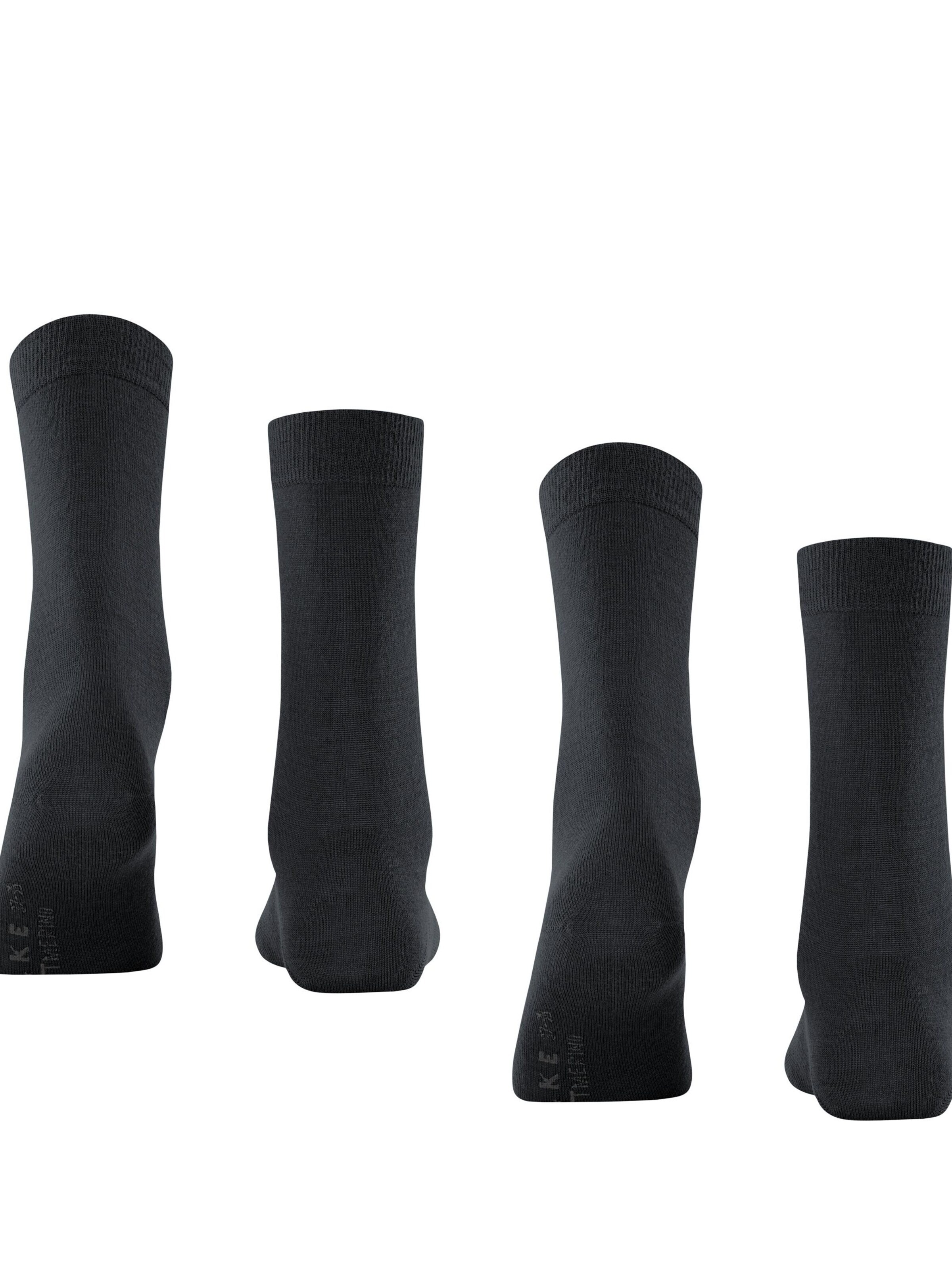 FALKE Socken 'Softmerino 2-Pack'‌‌‌‌‌‌ in Grau