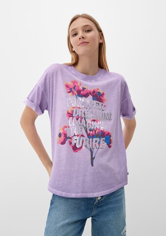 QS - Camiseta en lila: frente