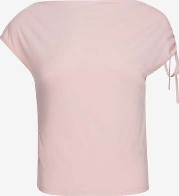 T-shirt usha BLACK LABEL en rose : devant