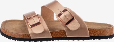 Lynfield Pantoletten in rosegold, Produktansicht