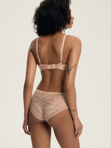 Push-up Reggiseno 'Push-up-BH Hint, florale Spitze, herausnehmbare Polster 80B' di Henderson in beige
