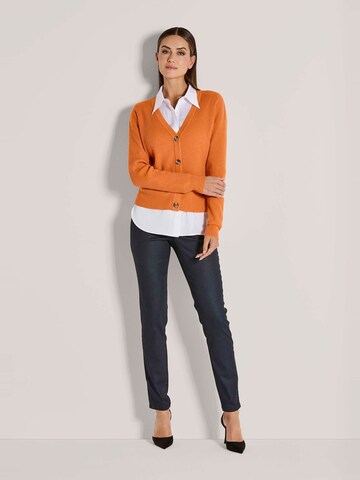MADELEINE Knit cardigan in Orange