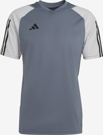 ADIDAS PERFORMANCE Funktionsshirt 'Tiro' in Grau: predná strana