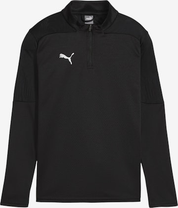 PUMA Funktionsshirt 'Team Final' in Schwarz: Vorderseite