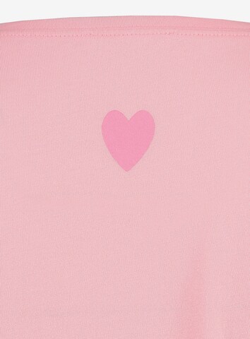 Maglietta 'WT CAREFUL' di Key Largo in rosa