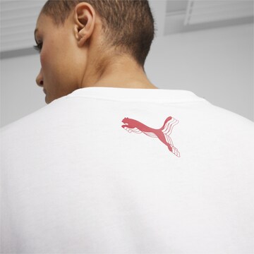 T-shirt fonctionnel 'Game Love' PUMA en blanc