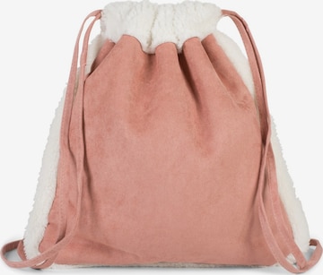 styleBREAKER Turnbeutel in Pink: Vorderseite