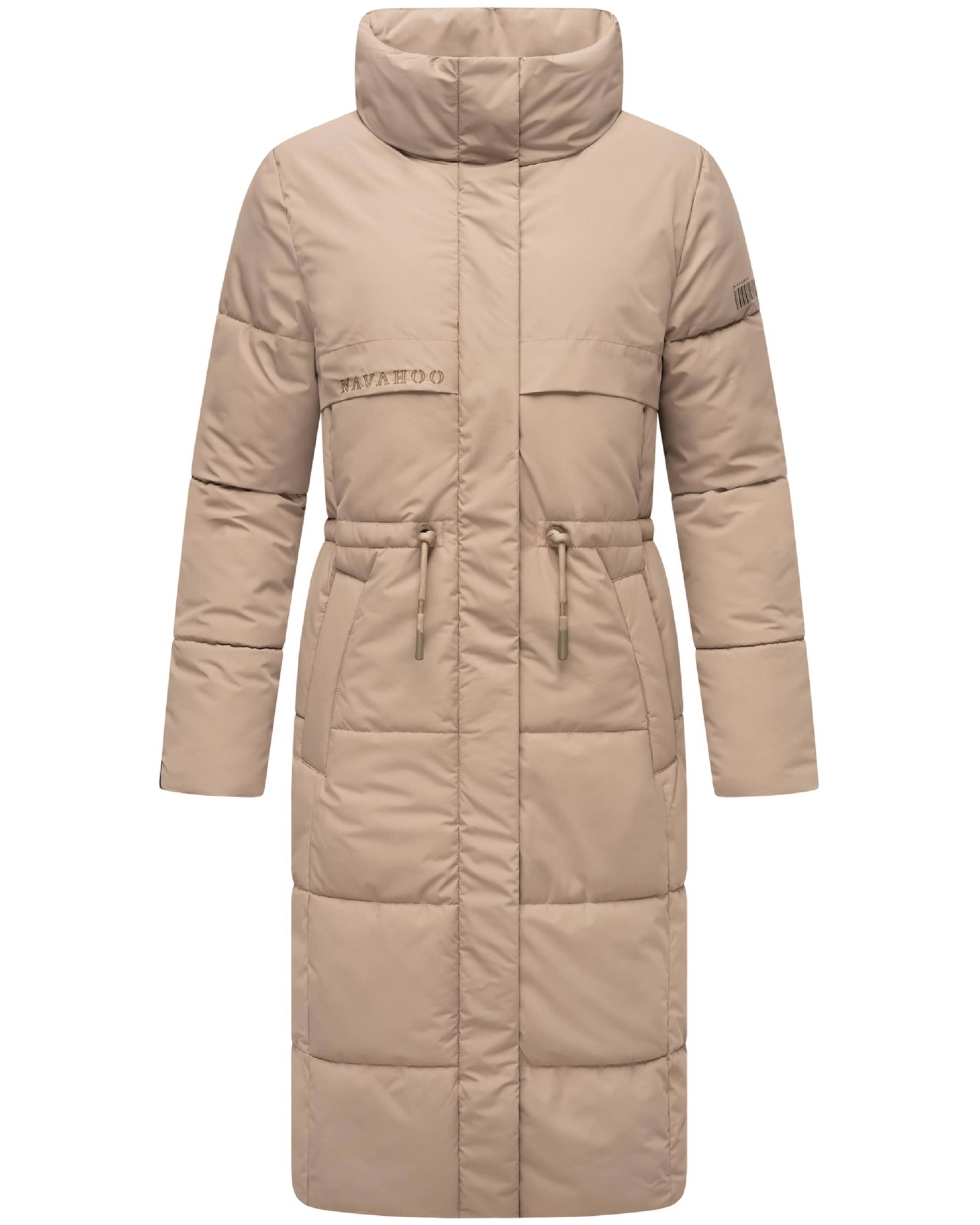 NAVAHOO Зимно палто 'Der Wahnsinn 14' в бежово: отпред