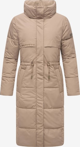 Cappotto invernale 'Der Wahnsinn 14' di NAVAHOO in beige: frontale