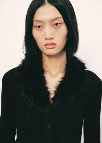 MANGO Knit Cardigan 'Maddie' in Black